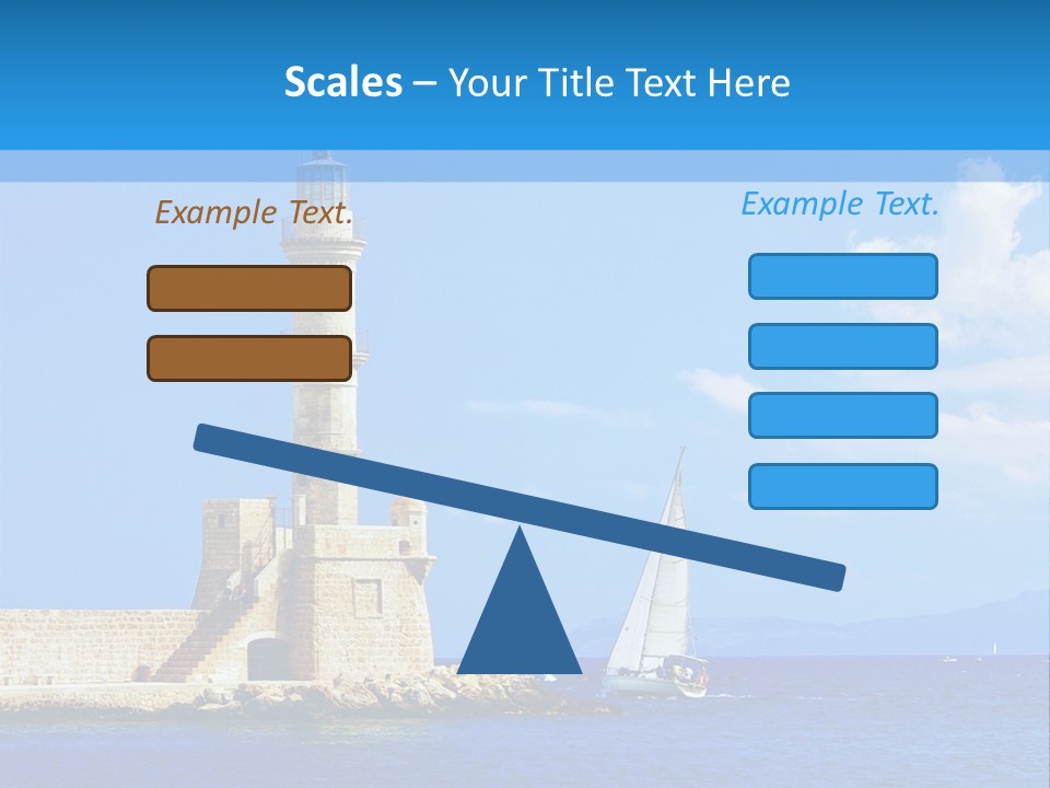 Summer Pier Stone PowerPoint Template
