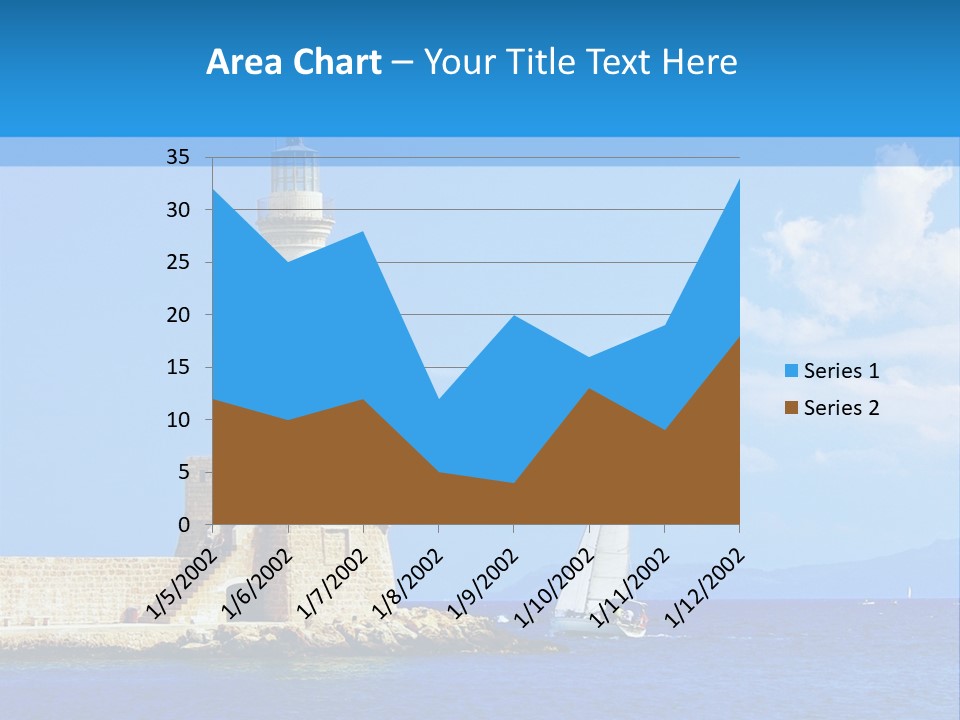 Summer Pier Stone PowerPoint Template