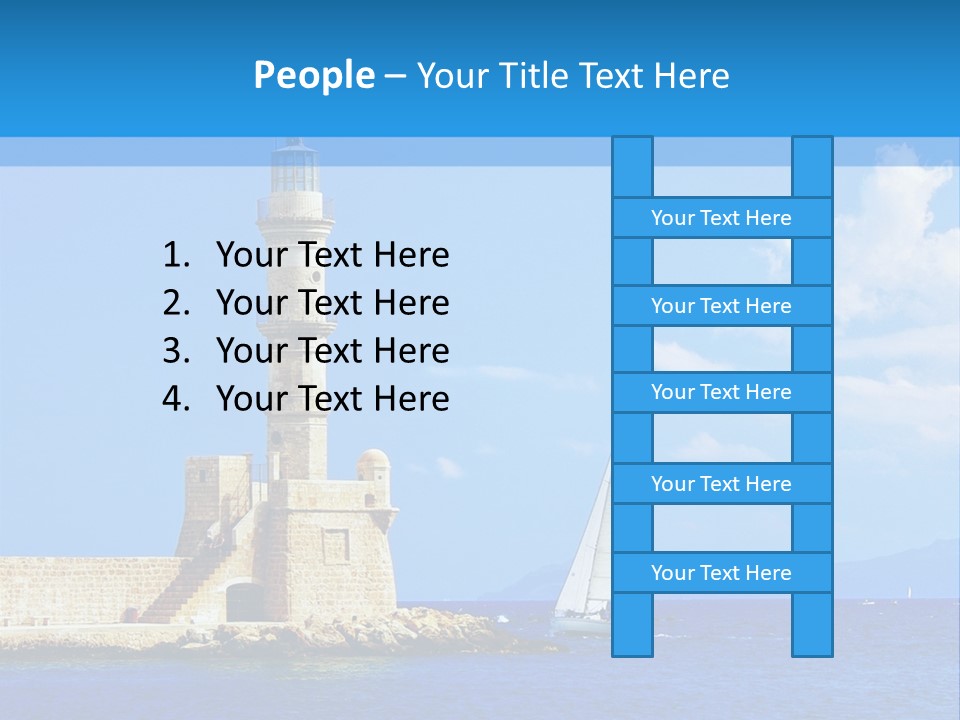 Summer Pier Stone PowerPoint Template