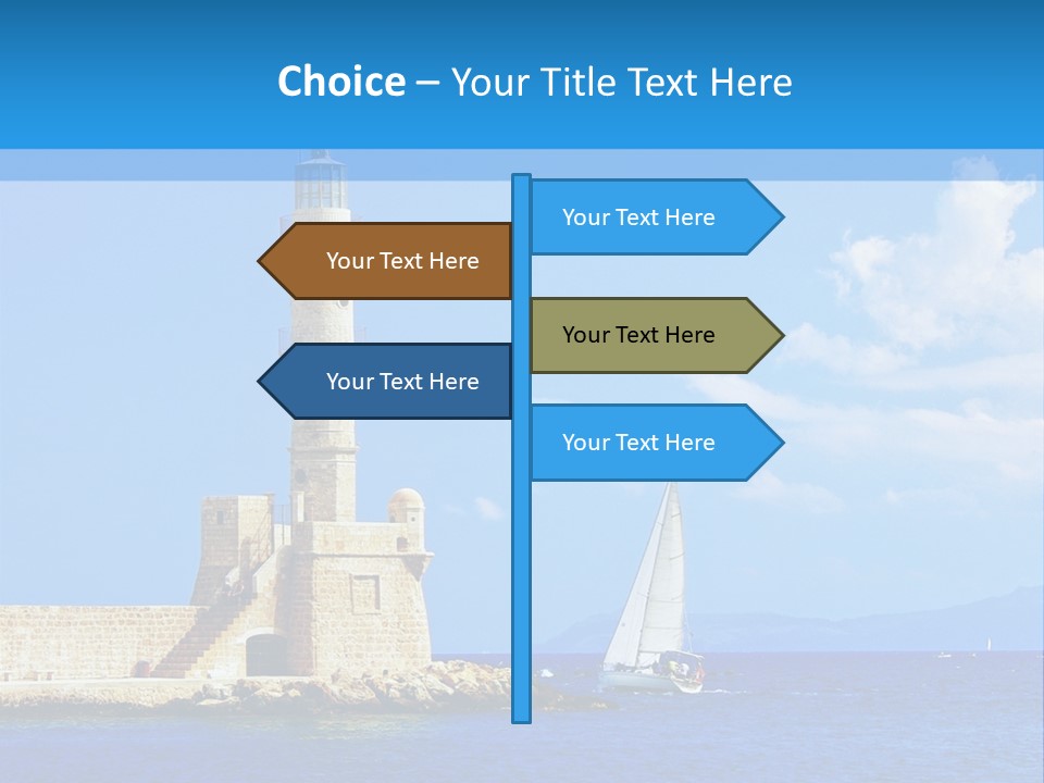 Summer Pier Stone PowerPoint Template