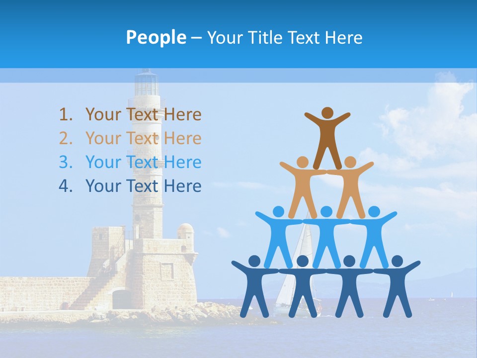 Summer Pier Stone PowerPoint Template