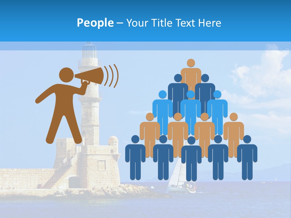 Summer Pier Stone PowerPoint Template