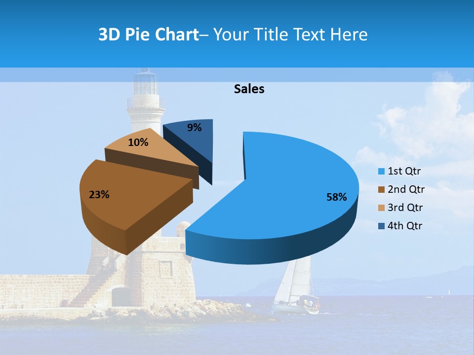 Summer Pier Stone PowerPoint Template