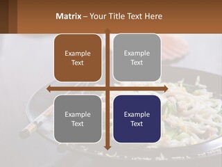 Onion Oil White PowerPoint Template