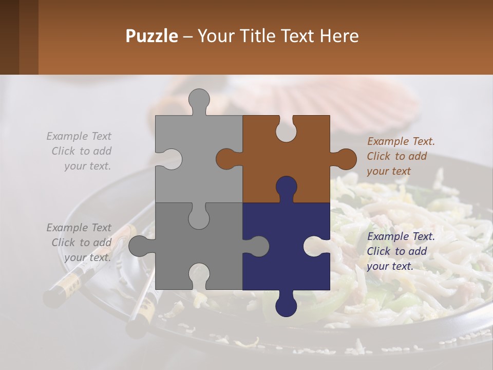 Onion Oil White PowerPoint Template