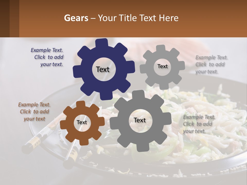 Onion Oil White PowerPoint Template