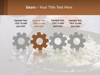 Onion Oil White PowerPoint Template