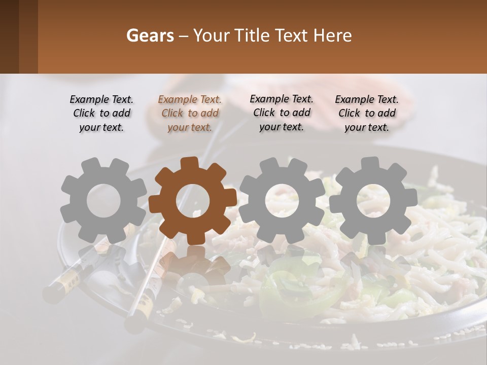 Onion Oil White PowerPoint Template