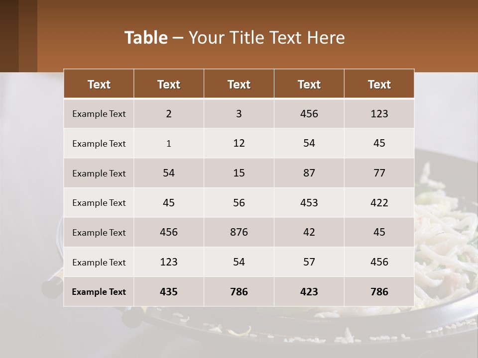 Onion Oil White PowerPoint Template