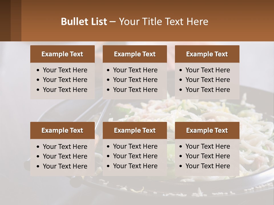 Onion Oil White PowerPoint Template