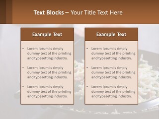 Onion Oil White PowerPoint Template