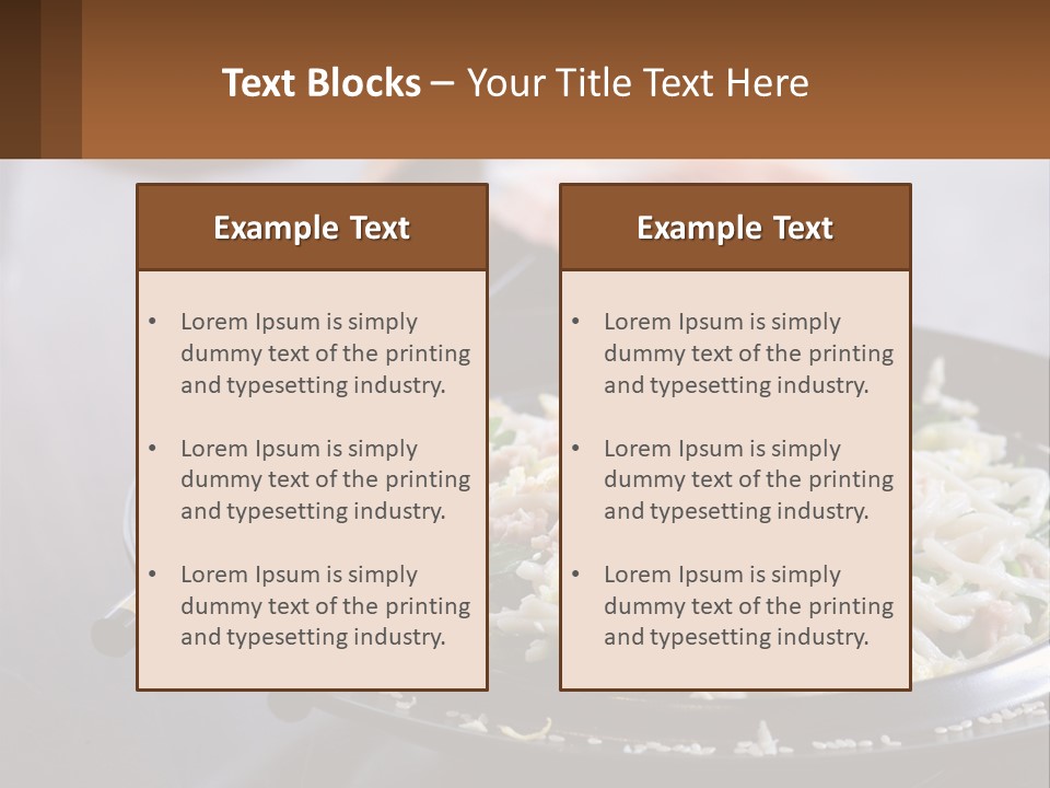 Onion Oil White PowerPoint Template