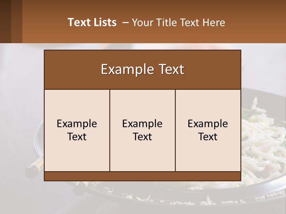 Onion Oil White PowerPoint Template