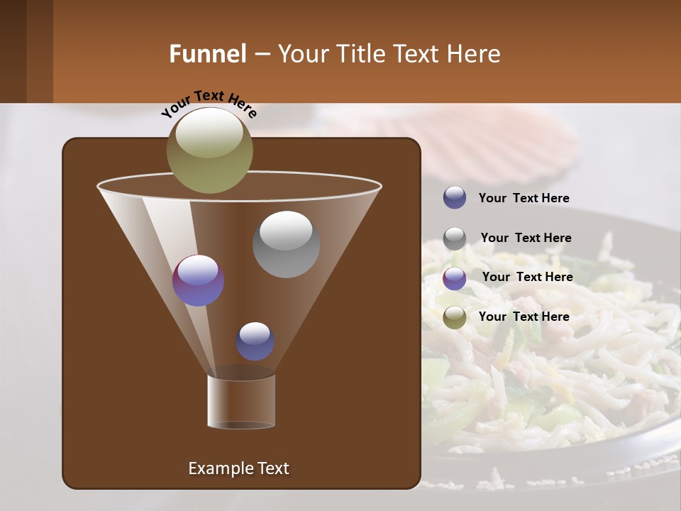 Onion Oil White PowerPoint Template