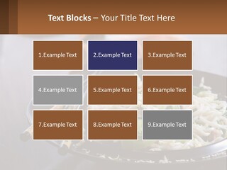 Onion Oil White PowerPoint Template