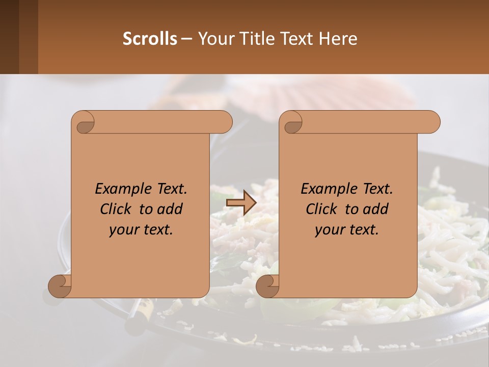 Onion Oil White PowerPoint Template