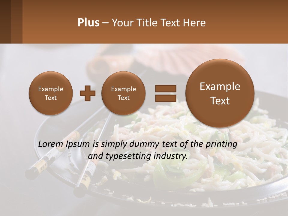 Onion Oil White PowerPoint Template