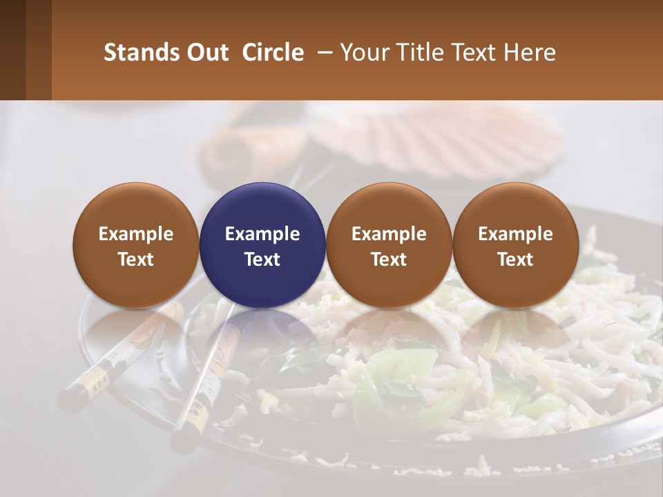 Onion Oil White PowerPoint Template