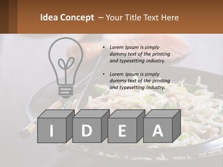 Onion Oil White PowerPoint Template