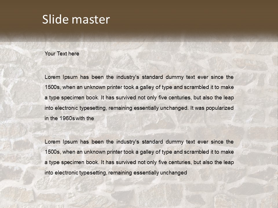 Exterior Nature Backdrop PowerPoint Template