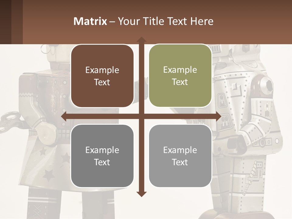Marriage Metal Man PowerPoint Template