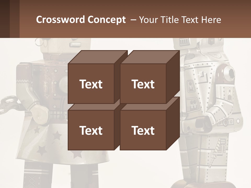Marriage Metal Man PowerPoint Template