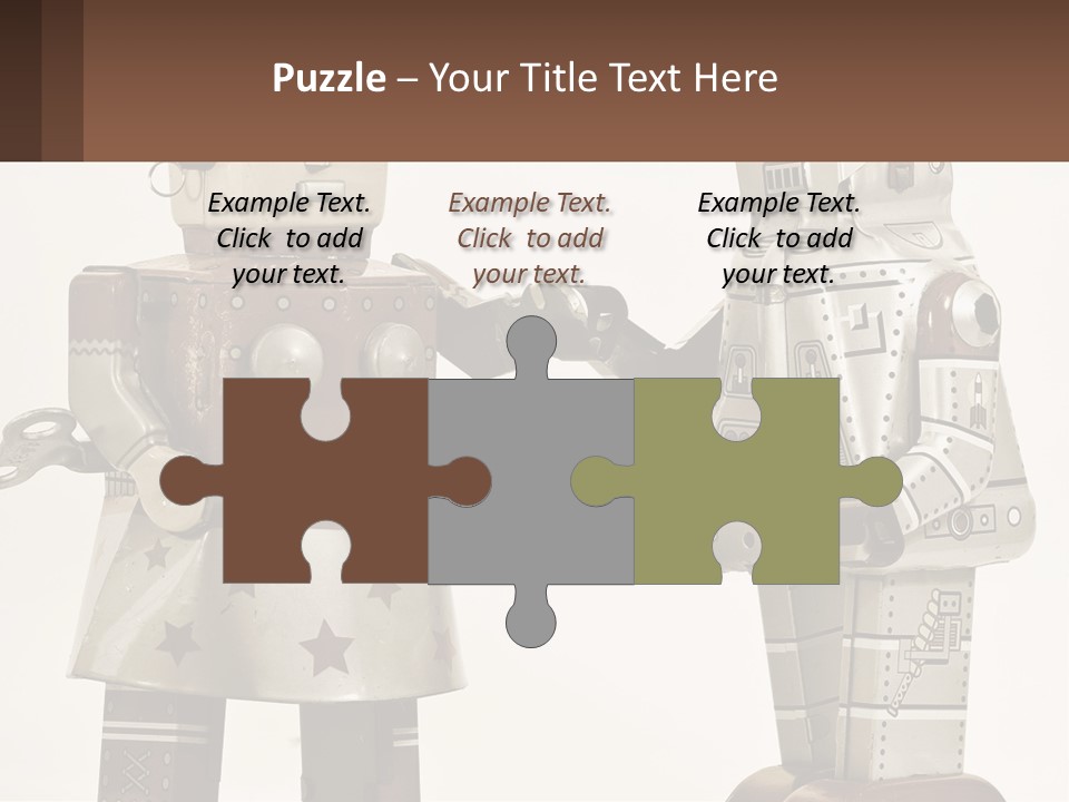 Marriage Metal Man PowerPoint Template