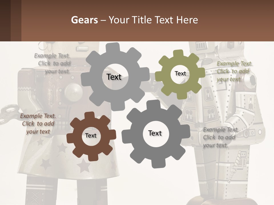 Marriage Metal Man PowerPoint Template