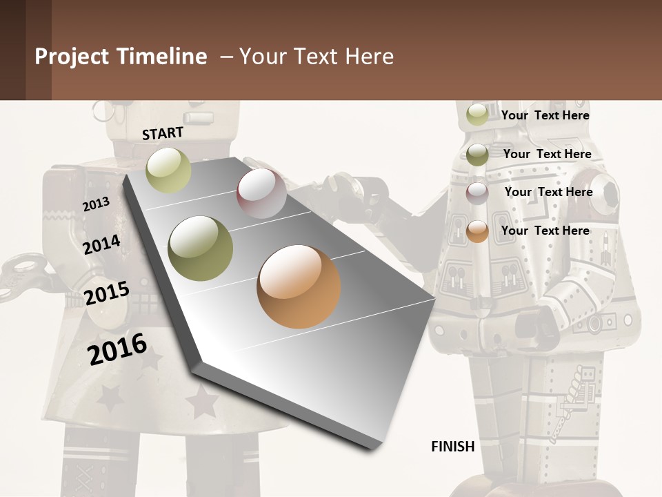 Marriage Metal Man PowerPoint Template