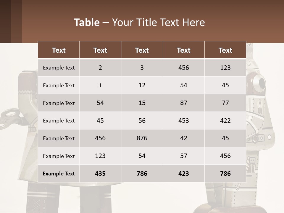 Marriage Metal Man PowerPoint Template