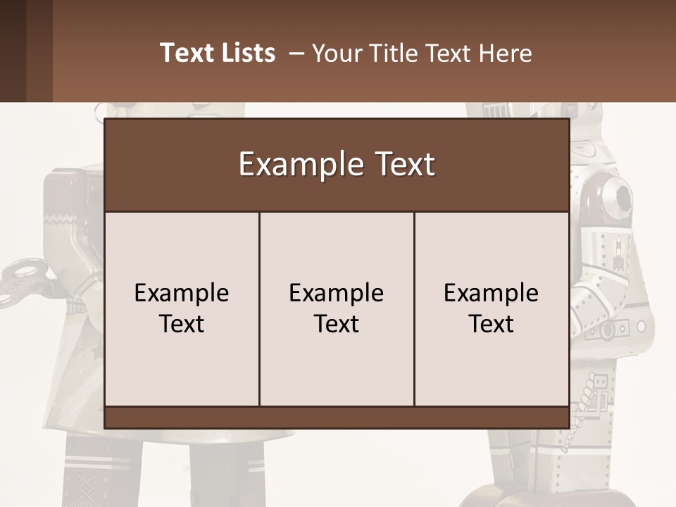 Marriage Metal Man PowerPoint Template