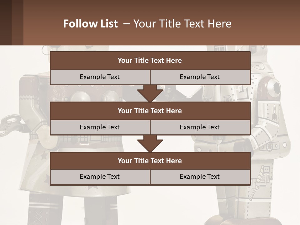 Marriage Metal Man PowerPoint Template
