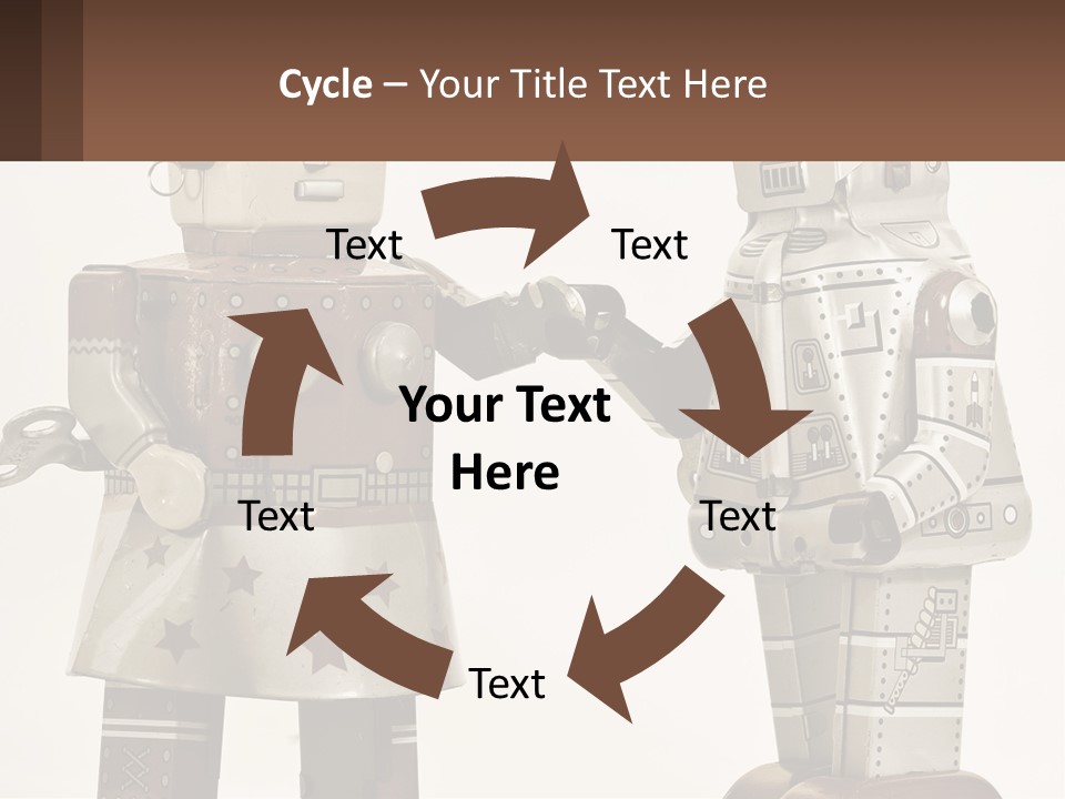 Marriage Metal Man PowerPoint Template