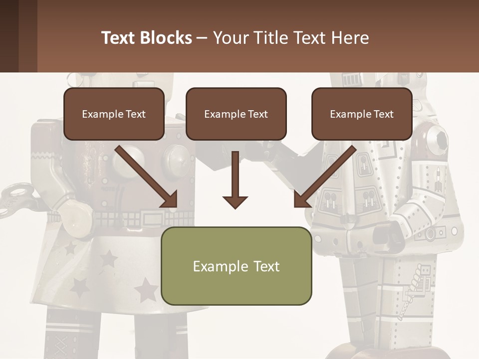 Marriage Metal Man PowerPoint Template