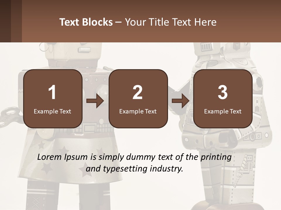 Marriage Metal Man PowerPoint Template