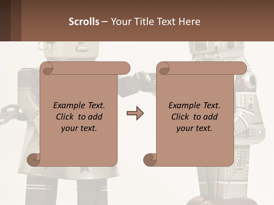 Marriage Metal Man PowerPoint Template