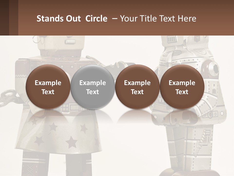 Marriage Metal Man PowerPoint Template