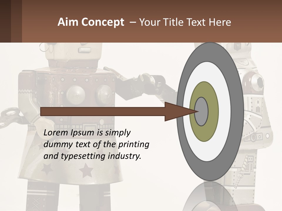 Marriage Metal Man PowerPoint Template