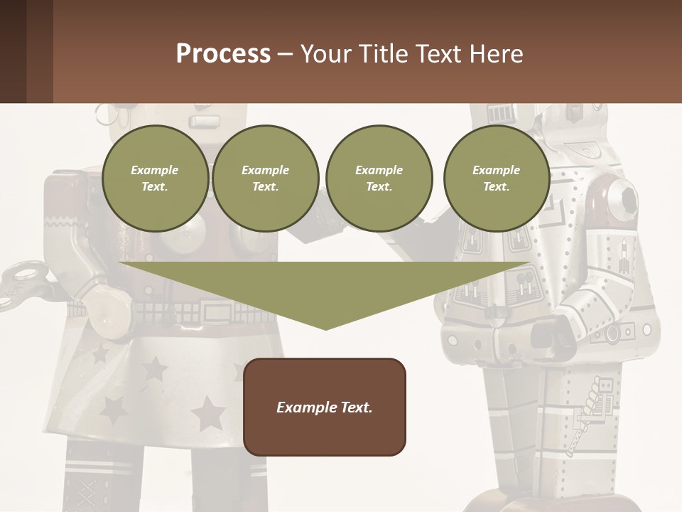 Marriage Metal Man PowerPoint Template