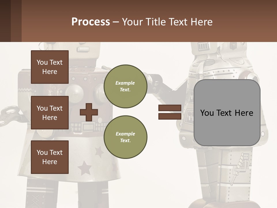 Marriage Metal Man PowerPoint Template