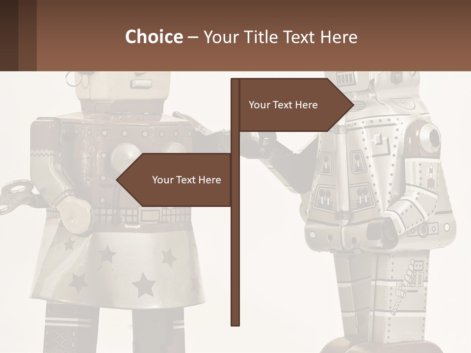 Marriage Metal Man PowerPoint Template