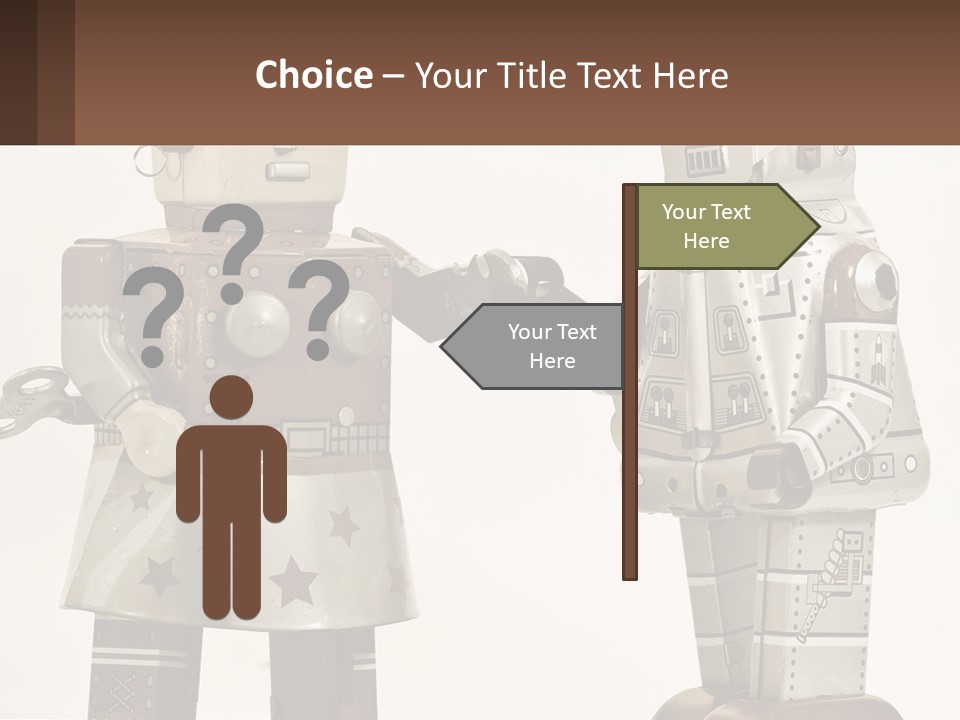 Marriage Metal Man PowerPoint Template