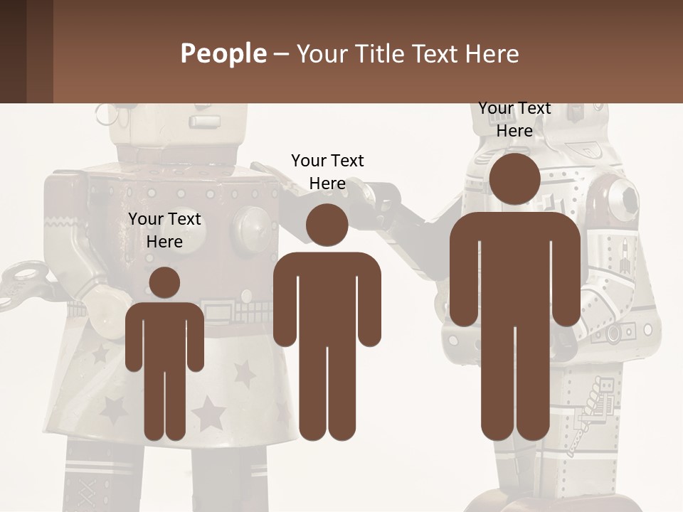 Marriage Metal Man PowerPoint Template