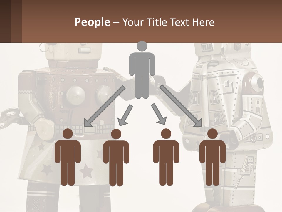 Marriage Metal Man PowerPoint Template