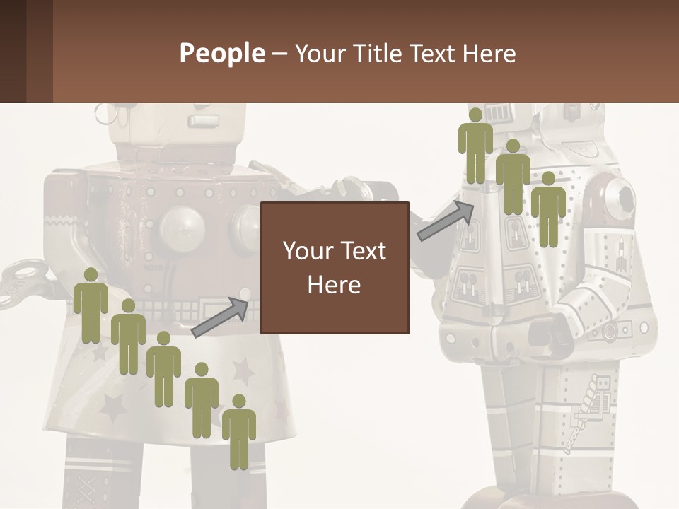 Marriage Metal Man PowerPoint Template