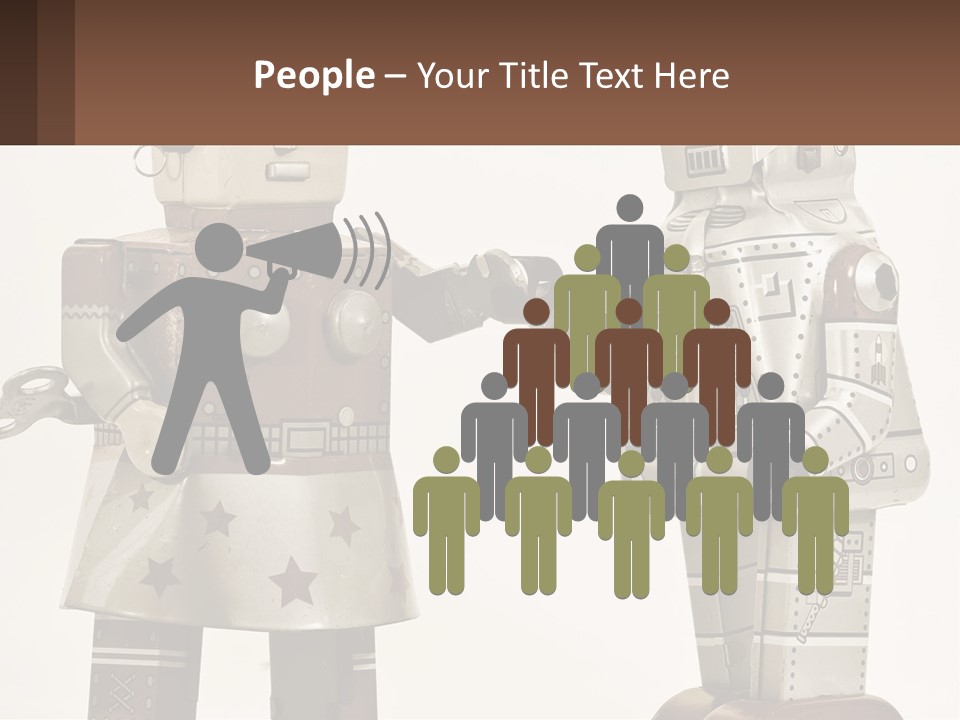 Marriage Metal Man PowerPoint Template