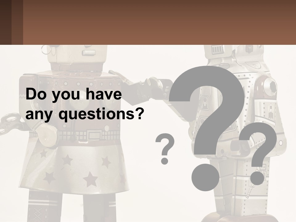 Marriage Metal Man PowerPoint Template