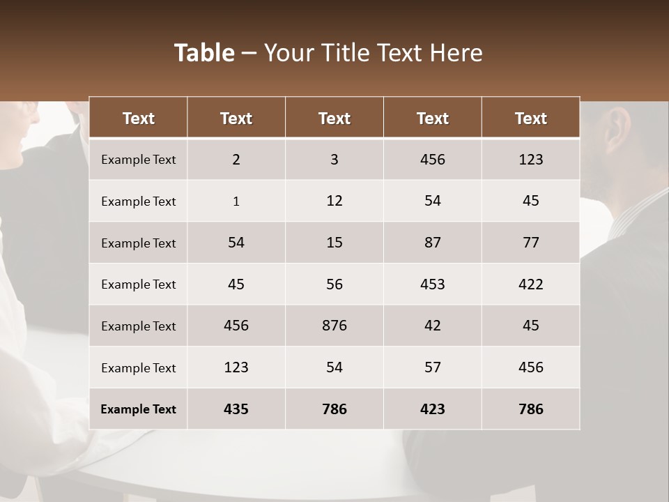 Woman Office Computer PowerPoint Template
