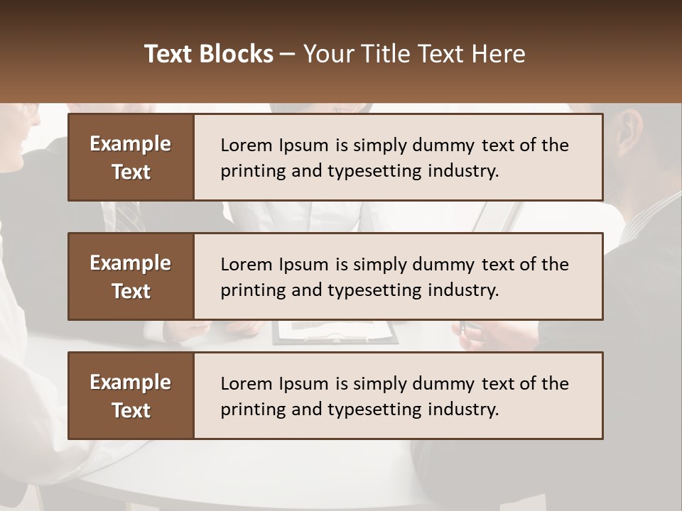 Woman Office Computer PowerPoint Template