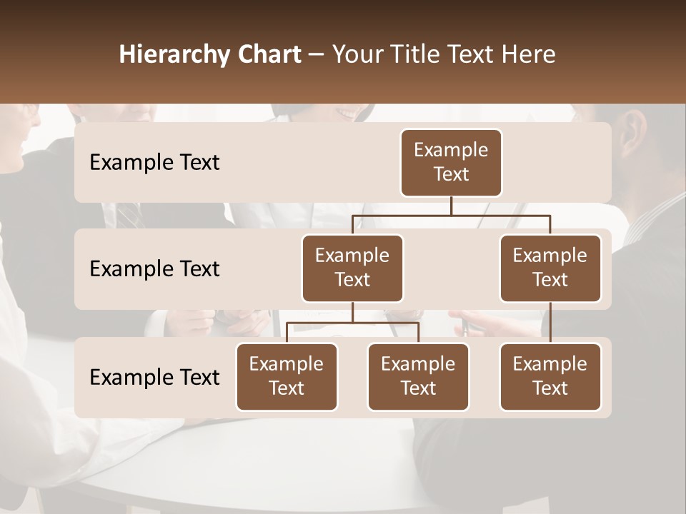 Woman Office Computer PowerPoint Template